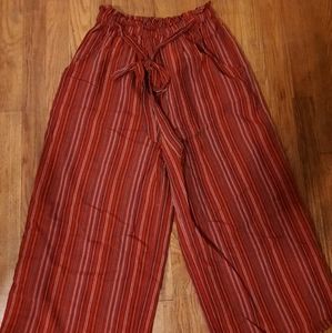 American Eagle cropped wide leg pants